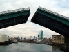 Greenpoint Avenue Bridge opens for our charter boat