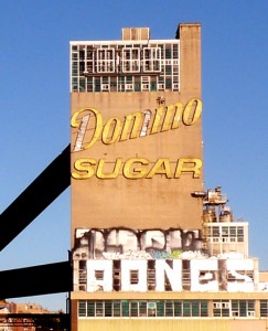 Domino Sugar Factory, detail from a Photo by Mai Armstrong